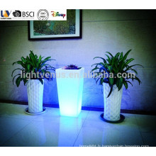 Pot de fleur décorative LED nouveau planteur Pot maison et jardin 2015